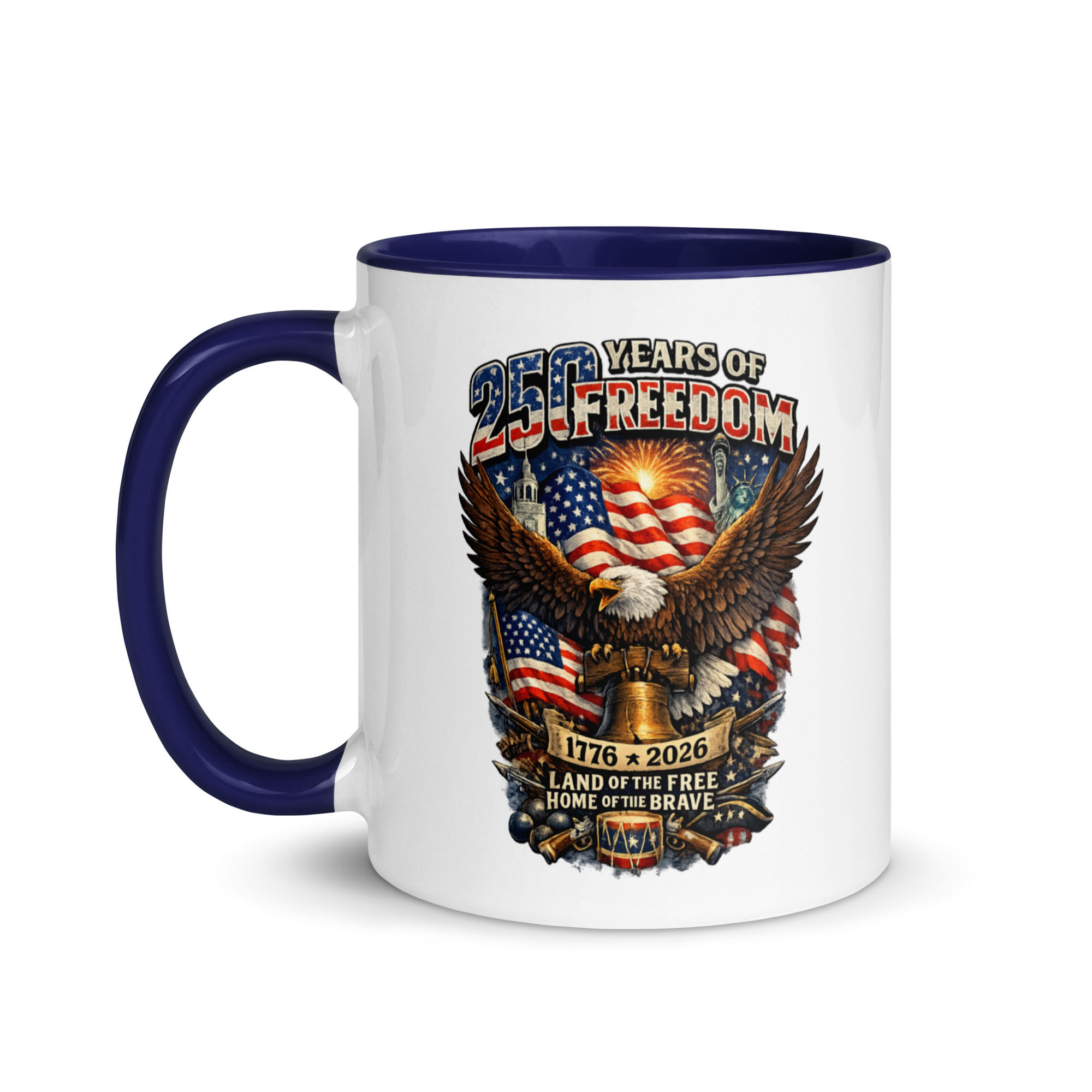 250 Years of Freedom Mug with Color Inside