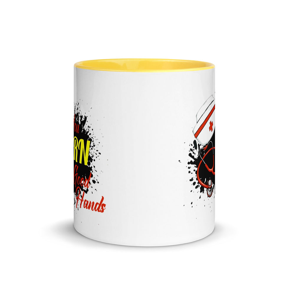 Thumbnail: You RN Good Hands Mug with Color Inside