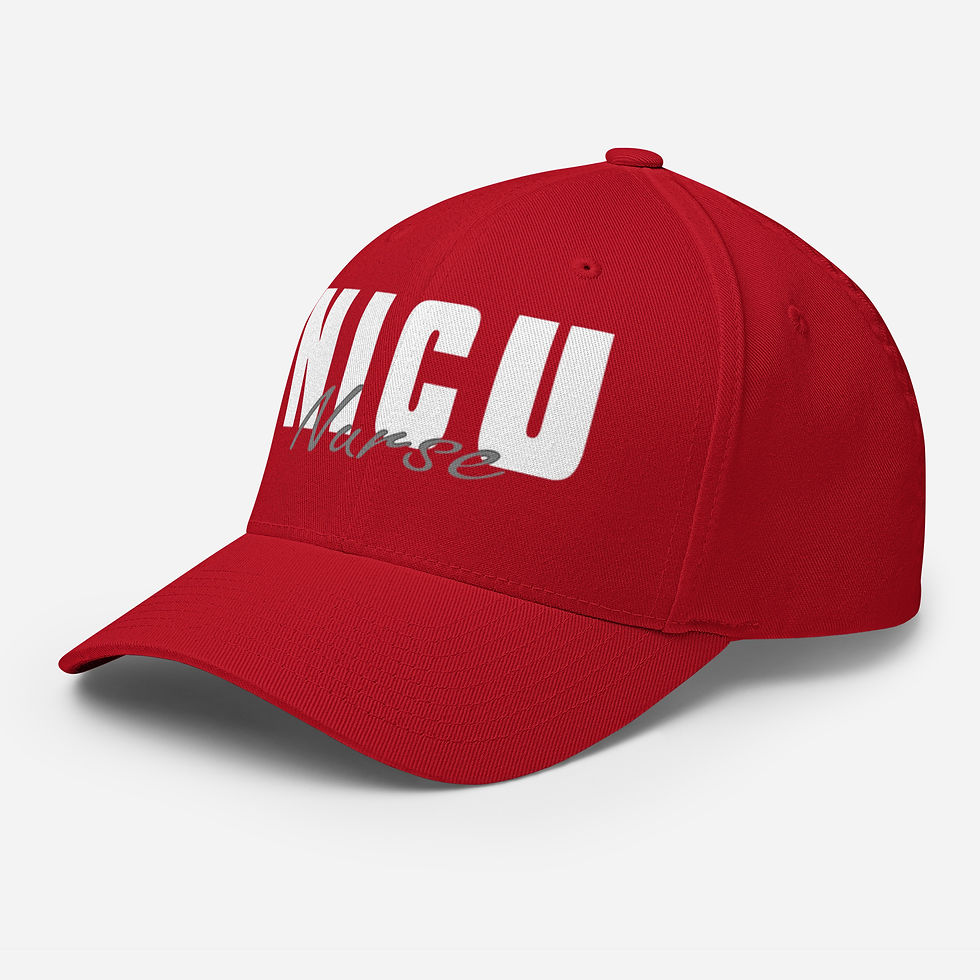 Thumbnail: NICU Nurse Structured Twill Cap