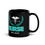 Thumbnail: Nurse EST 2025 Black Glossy Mug