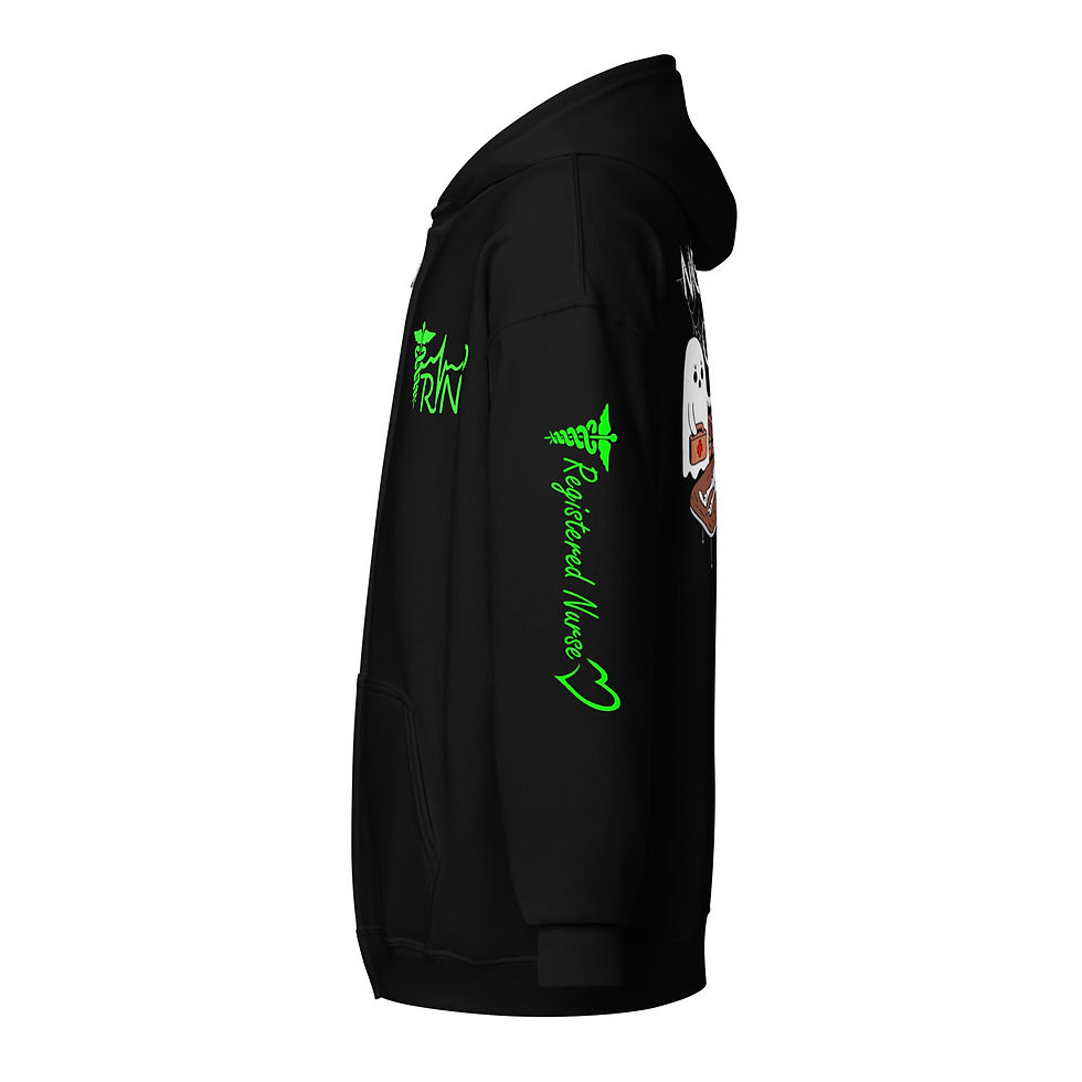 Thumbnail: RN Night Shift Crew Unisex heavy blend zip hoodie