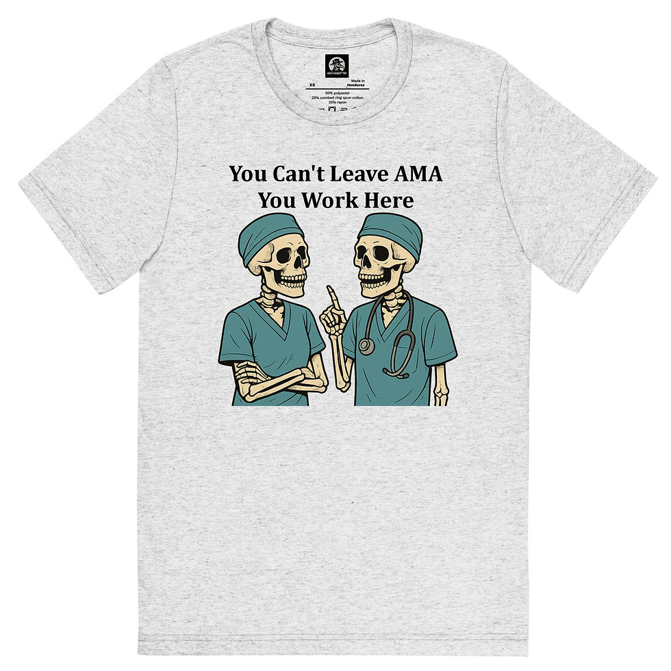 Thumbnail: You Can't Leave AMA You Work Here Short sleeve t-shirt