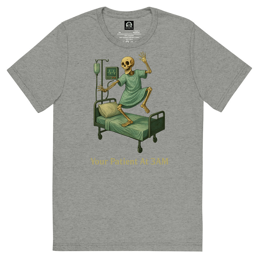 Thumbnail: Your Patient At 3AM Short sleeve t-shirt