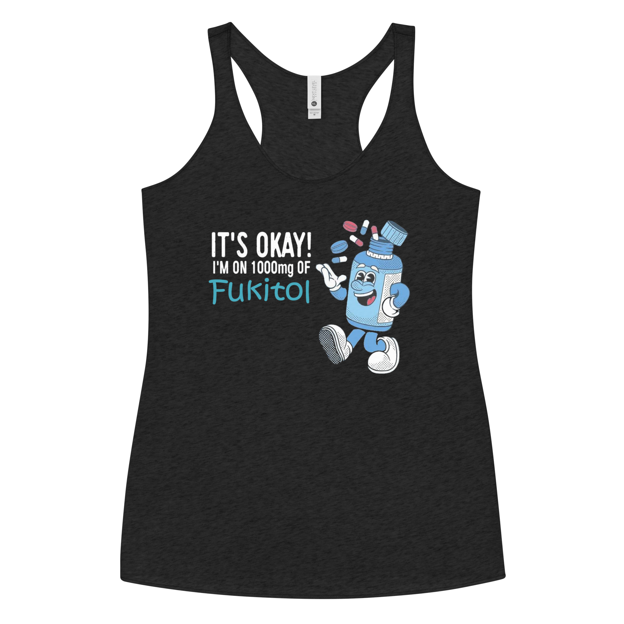 1000mg Fukitol Women's Racerback Tank