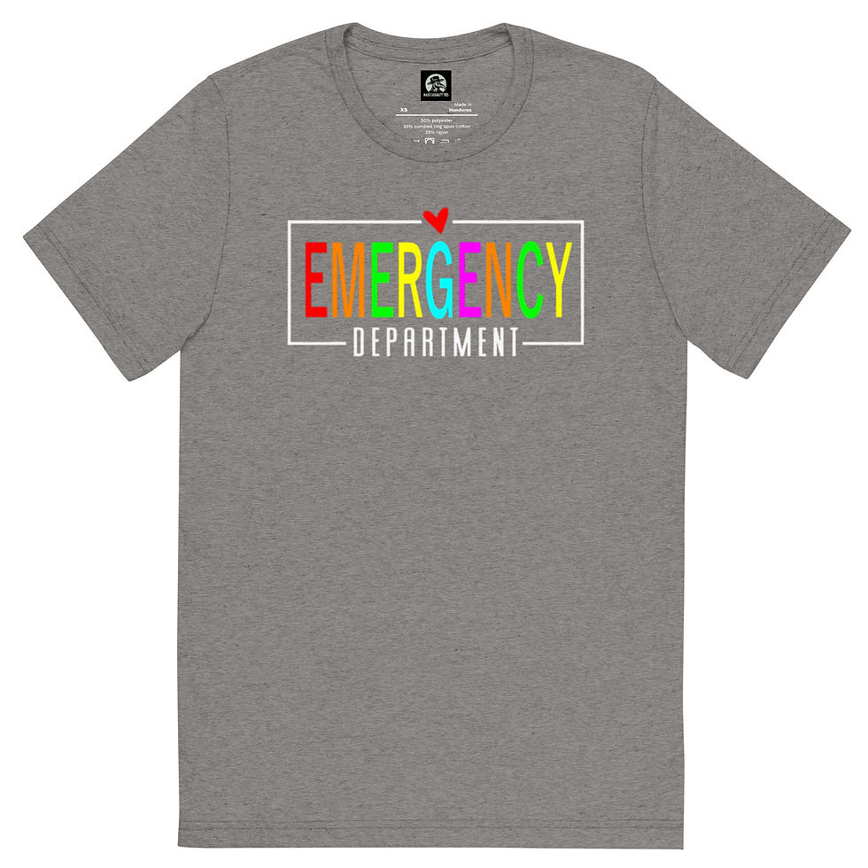 Thumbnail: Emergency Department Colorful Short sleeve t-shirt