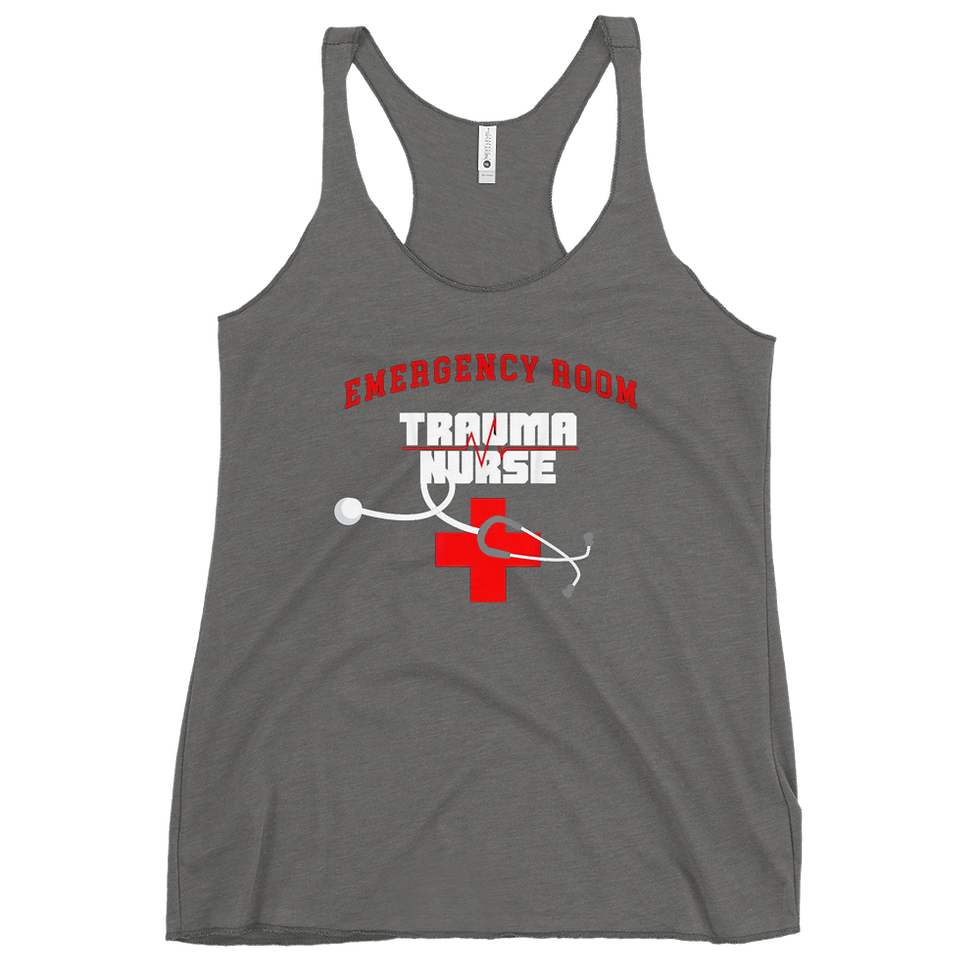 Thumbnail: ER Trauma Nurse Women's Racerback Tank