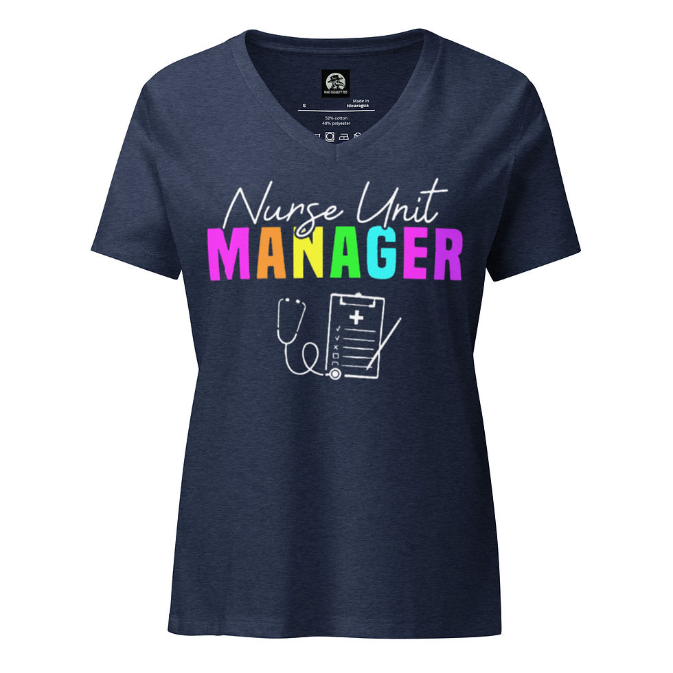 Thumbnail: Nurse Unit Manager Women’s relaxed v-neck t-shirt