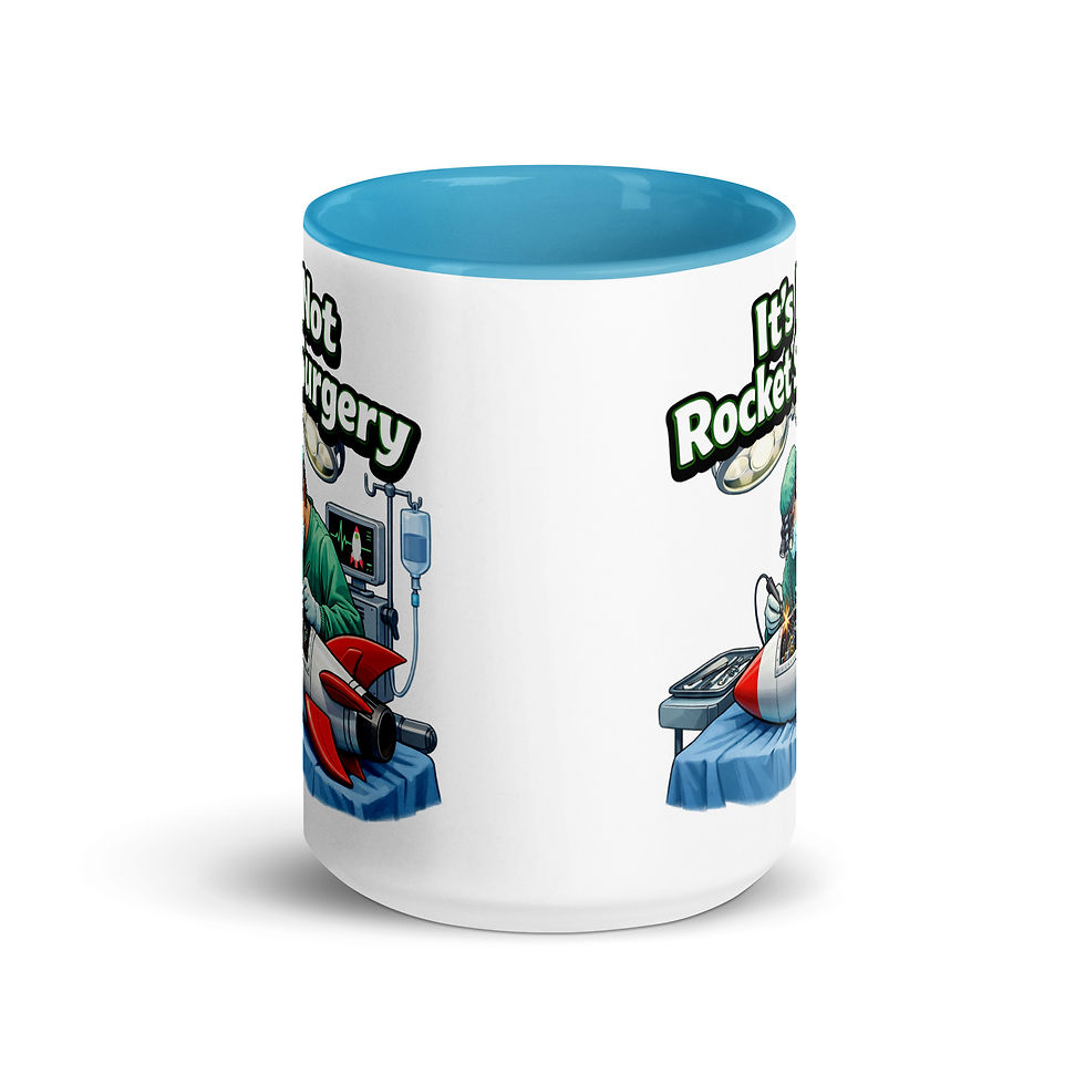 Thumbnail: It’s Not Rocket Surgery Mug with Color Inside