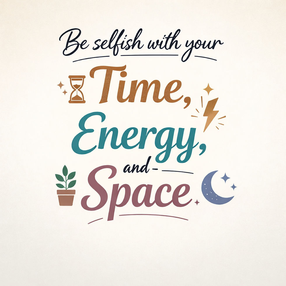 Thumbnail: Be Selfish With Your Time, Energy, and Space Magnet