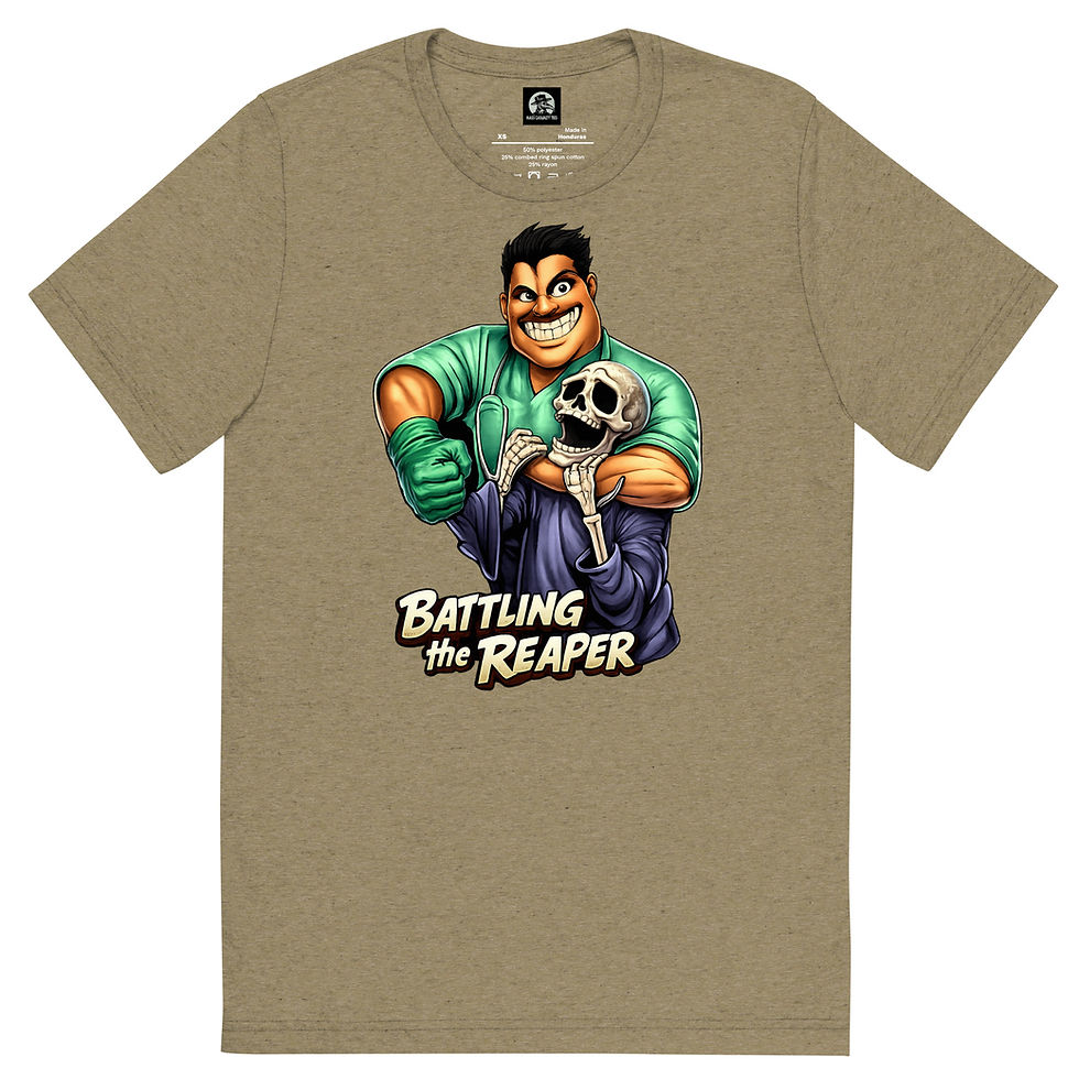 Thumbnail: Battling The Reaper Short sleeve t-shirt