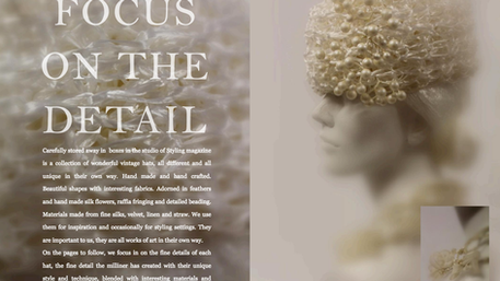 Styling Hats - Focus on the detail