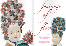 FONTANGE OF FLOWERS