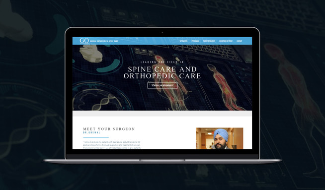 Medical Website: A Spine Surgeon's Website.