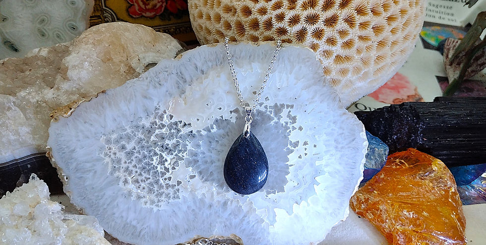 Miniature : Aventurine bleue