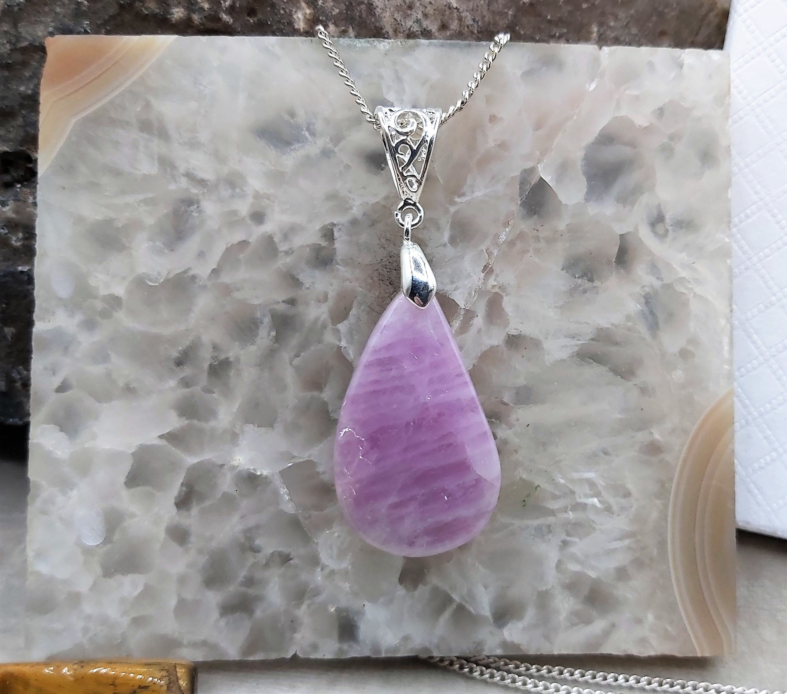 Superbe pendentif Kunzite