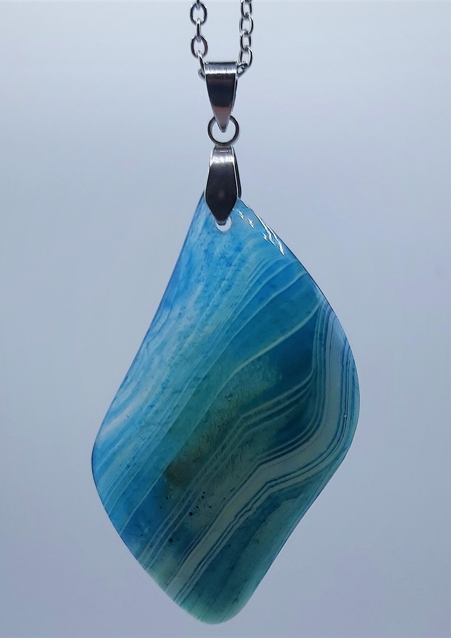 Collier avec pendentif Agate