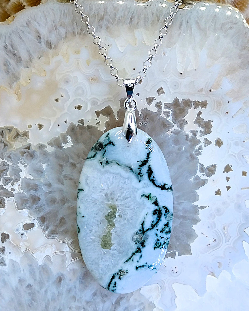 Miniature : Agate blanche du Maroc