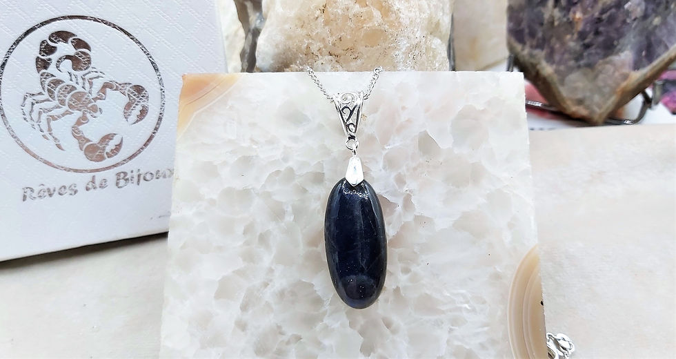 Miniature : Magnifique pendentif Labradorite