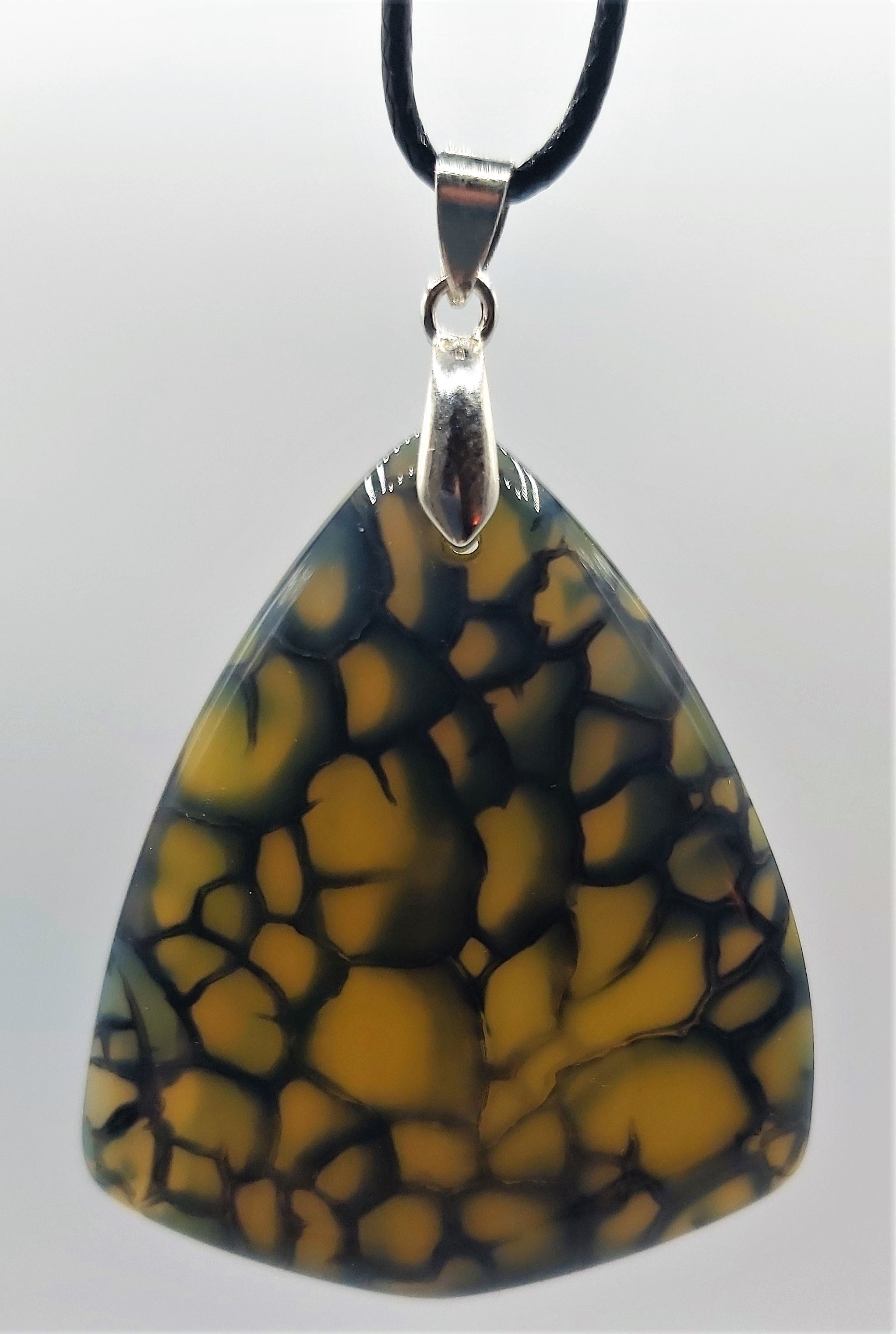 Collier avec pendentif Agate