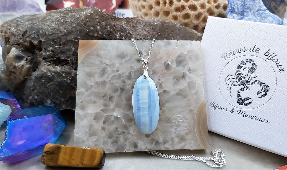 Miniature : Superbe Opale bleue Owyhee