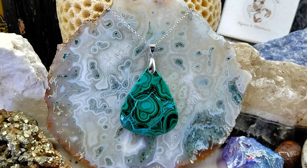 Miniature : Chrysocolle-Malachite