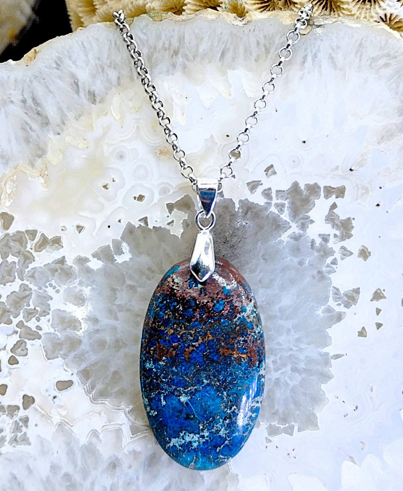 Shattuckite et Chrysocolle