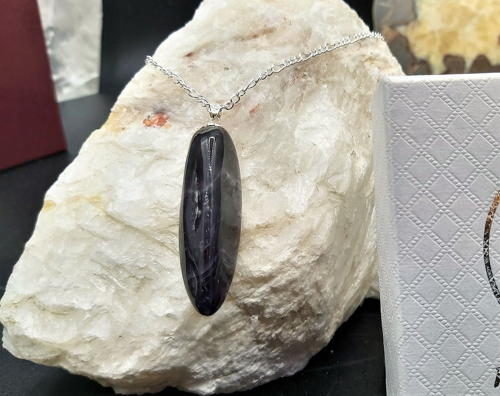 Miniature : Collier avec grand pendentif Améthyste