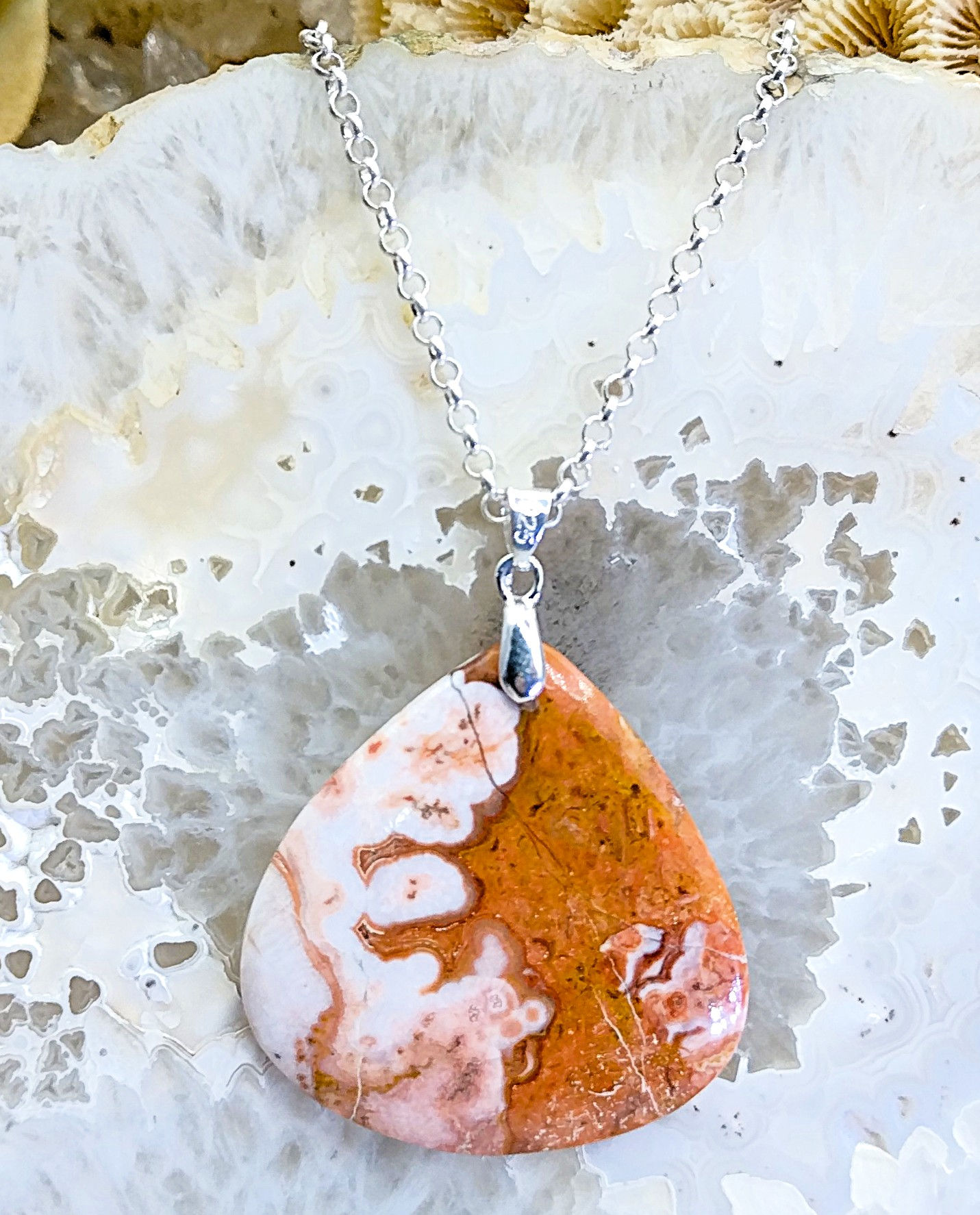 Agate Crazy-Lace du Mexique