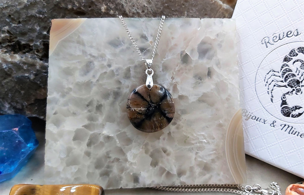 Miniature : Belle petite Chiastolite (Andalousite)