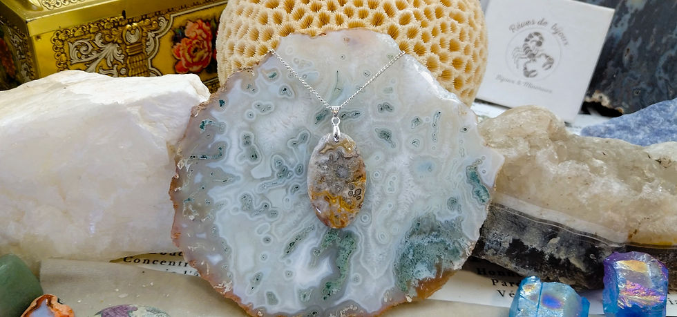 Miniature : Agate Crazy-Lace du Mexique
