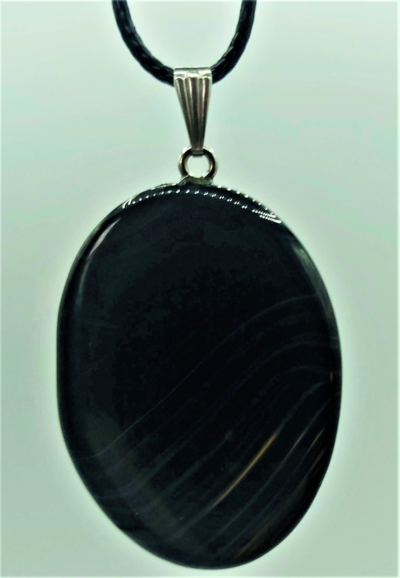 Collier avec pendentif Agate