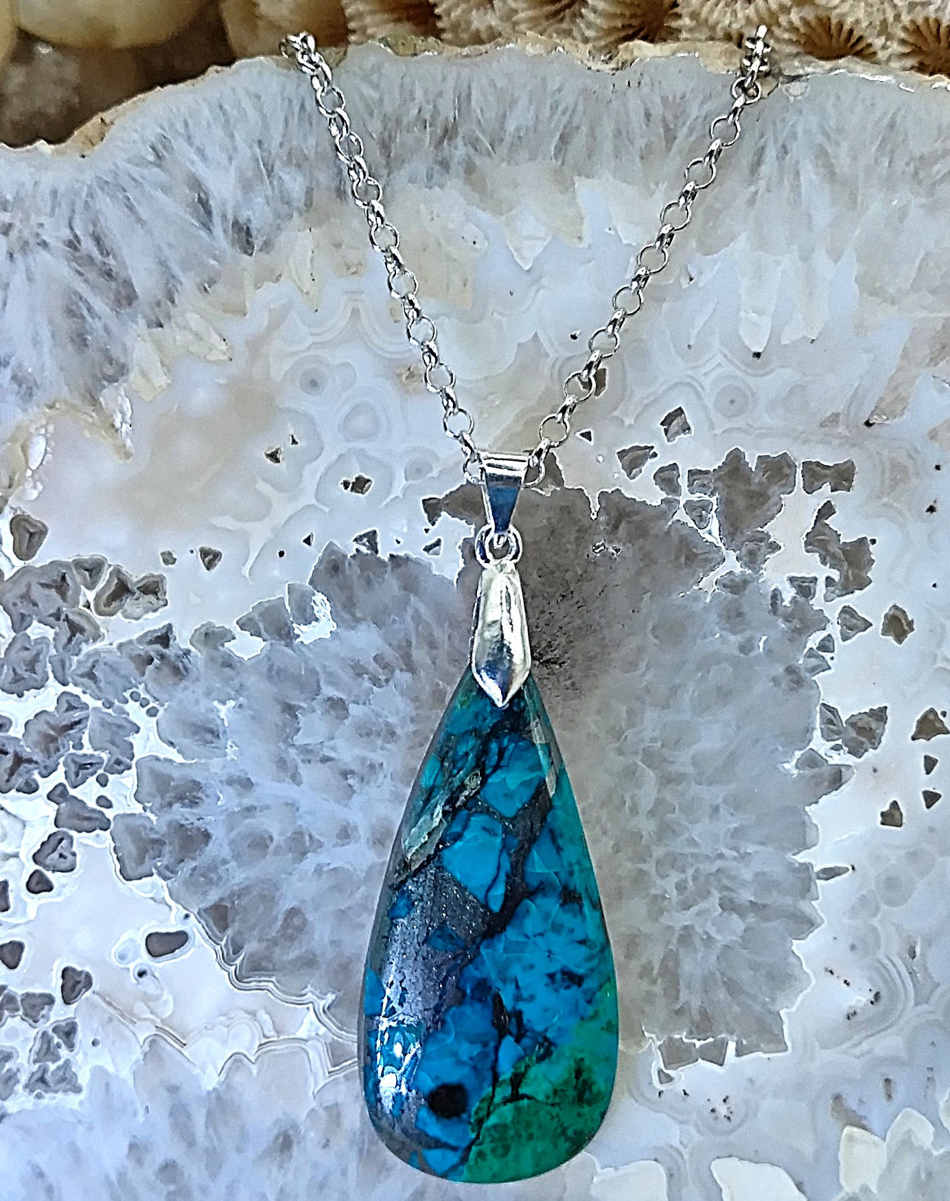 Shattuckite de l'Arizona