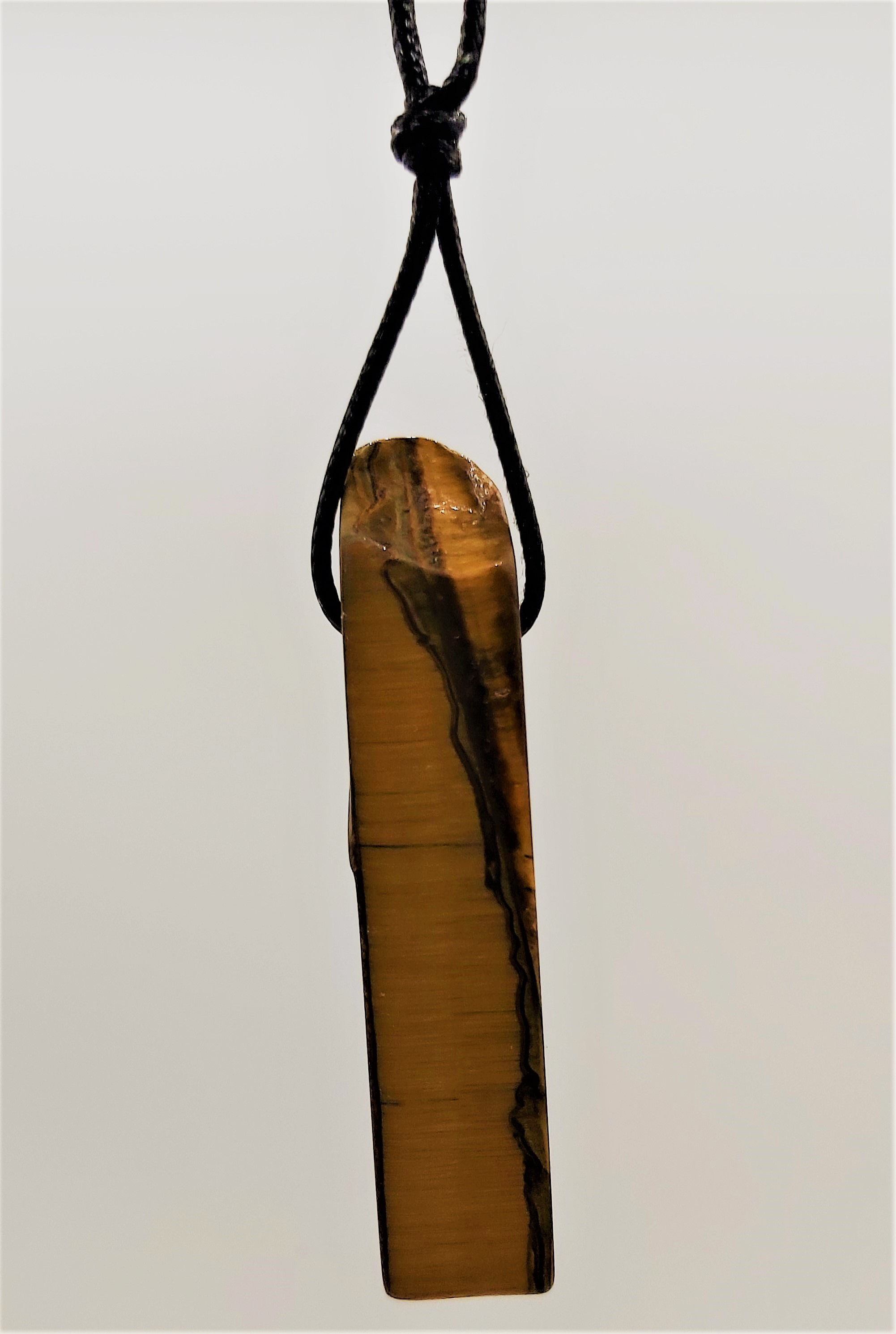 Collier avec pendentif Bâton Œil de Tigre