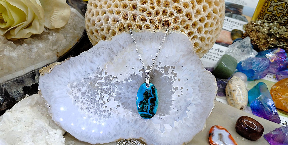 Miniature : Chrysocolle dans Malachite