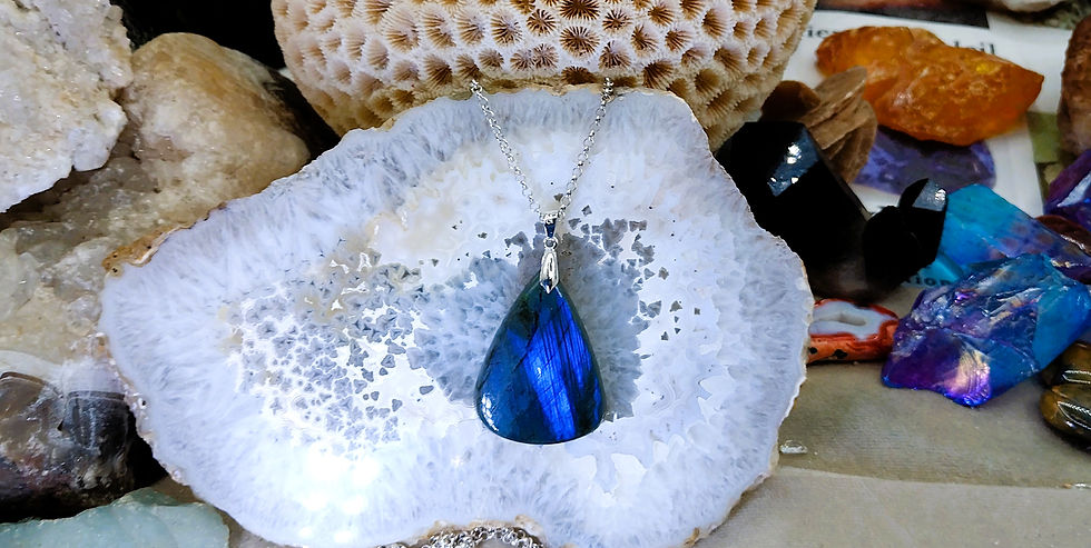 Miniature : Labradorite bleue
