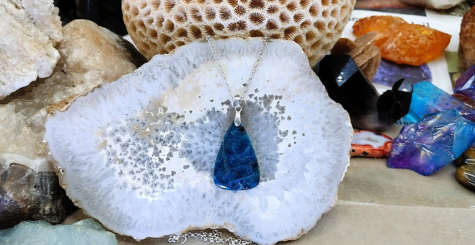 Miniature : Apatite bleue