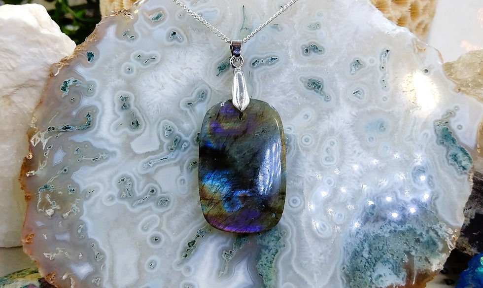 Miniature : Magnifique Labradorite "multi-feux"