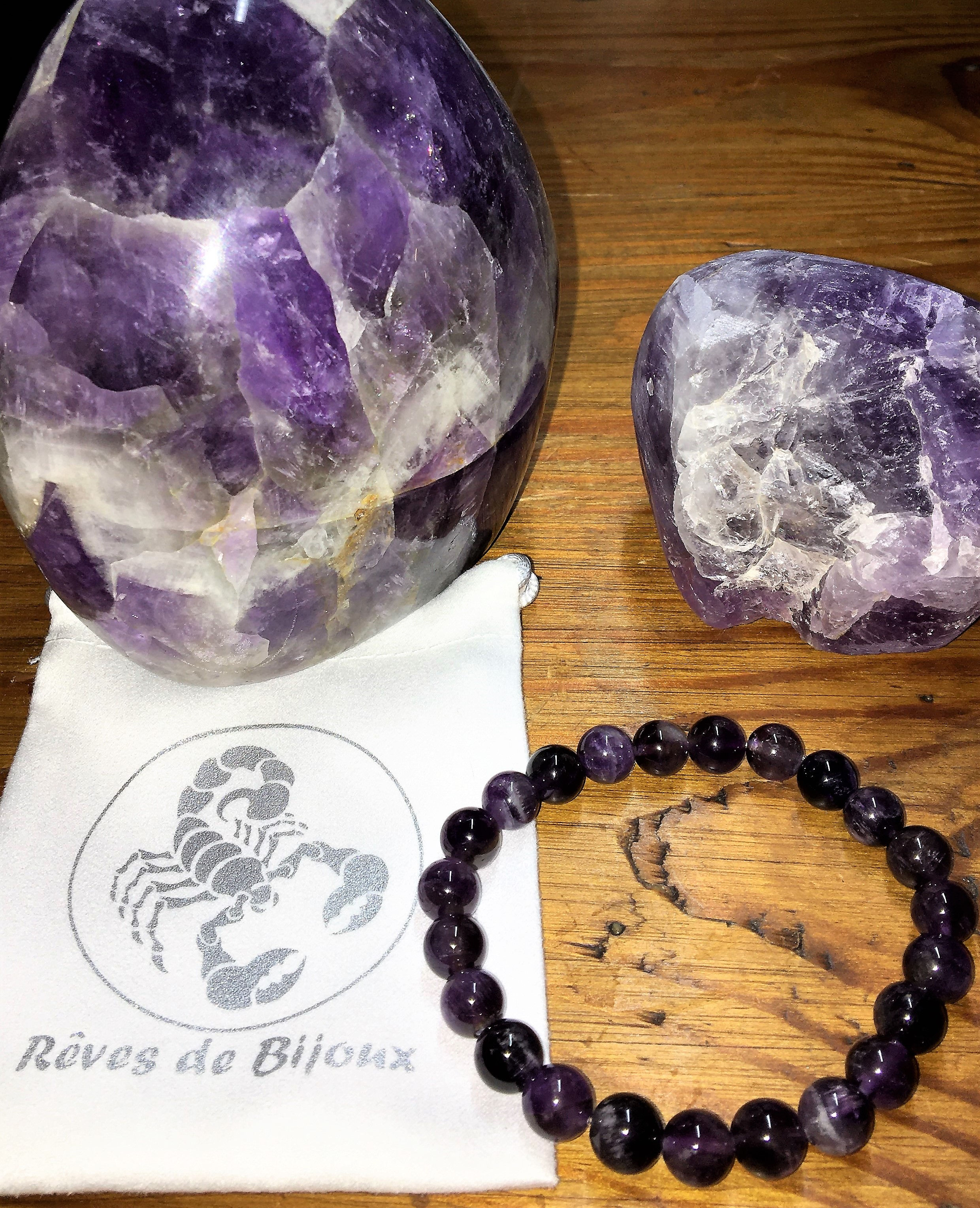 Bracelet Perles naturelles Améthyste