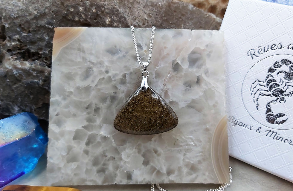 Miniature : Joli pendentif Bronzite