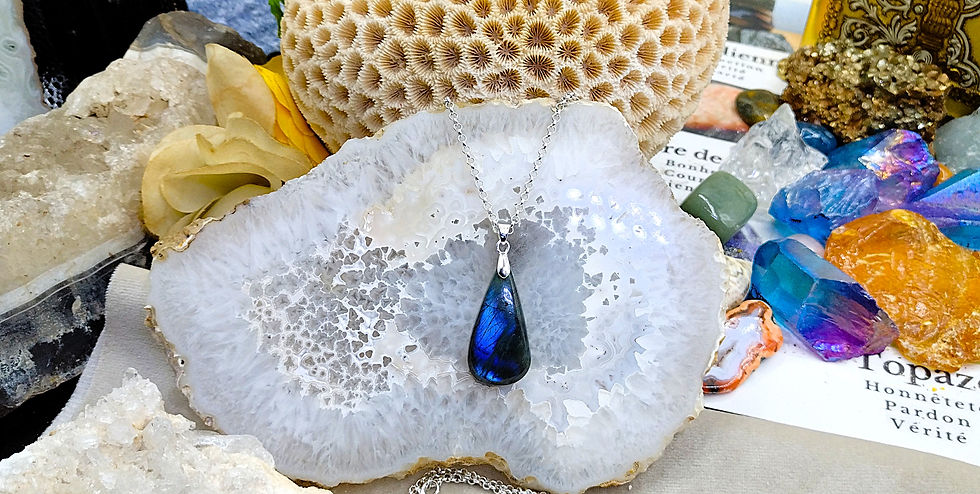 Miniature : Labradorite bleue