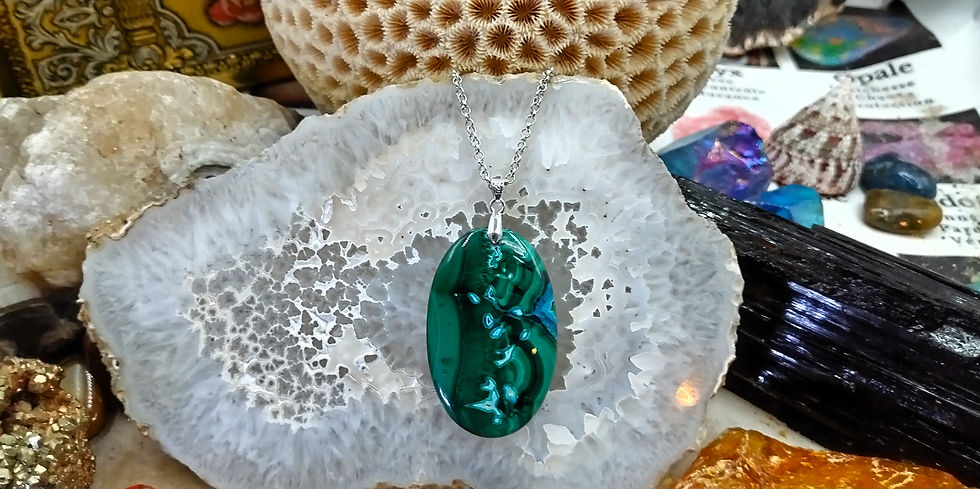 Miniature : Malachite et Chrysocolle