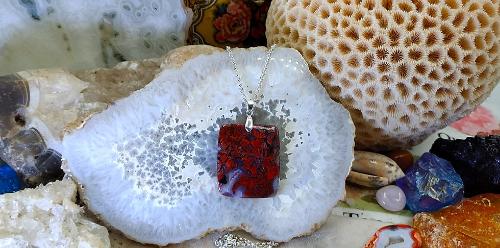 Miniature : Agate Corail du Nouveau-Mexique