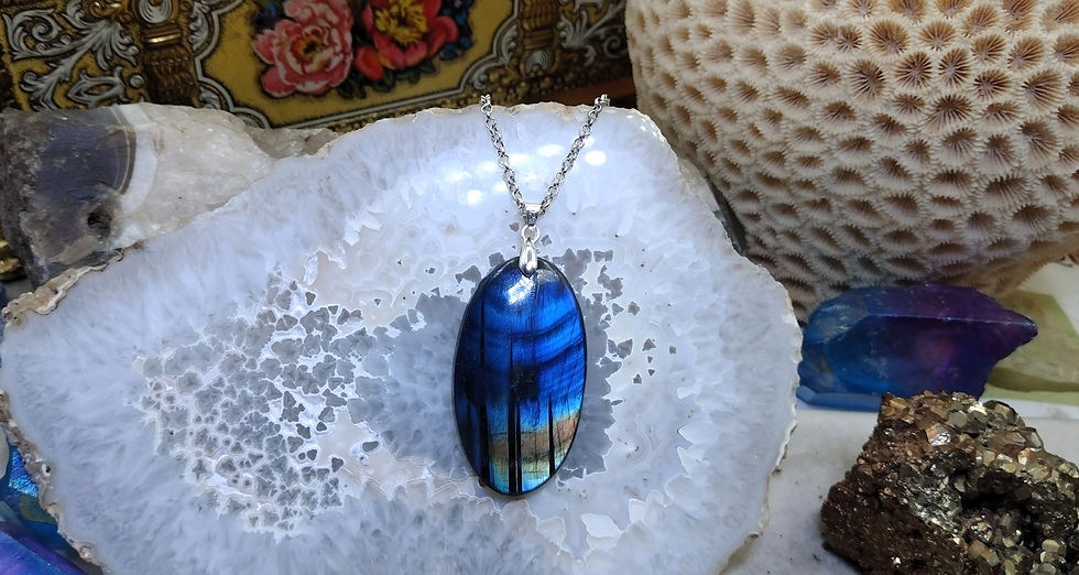 Miniature : Labradorite bleue