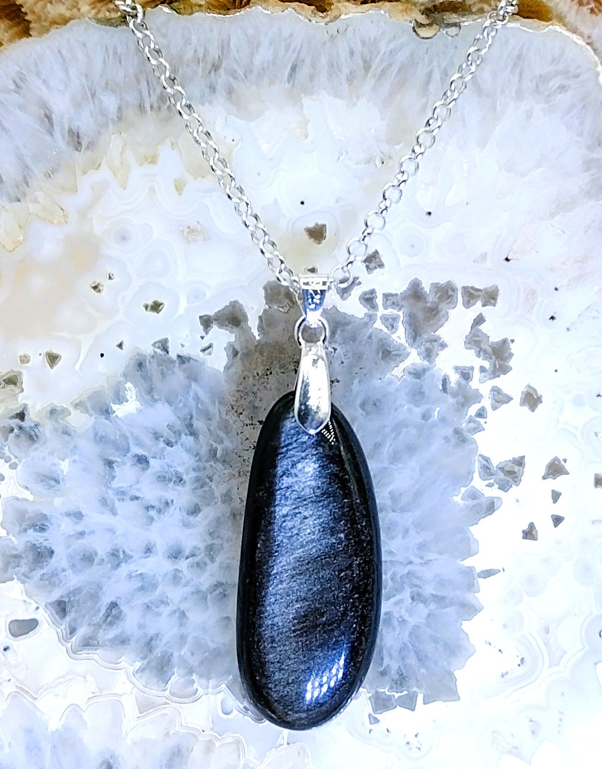 Obsidienne argentée