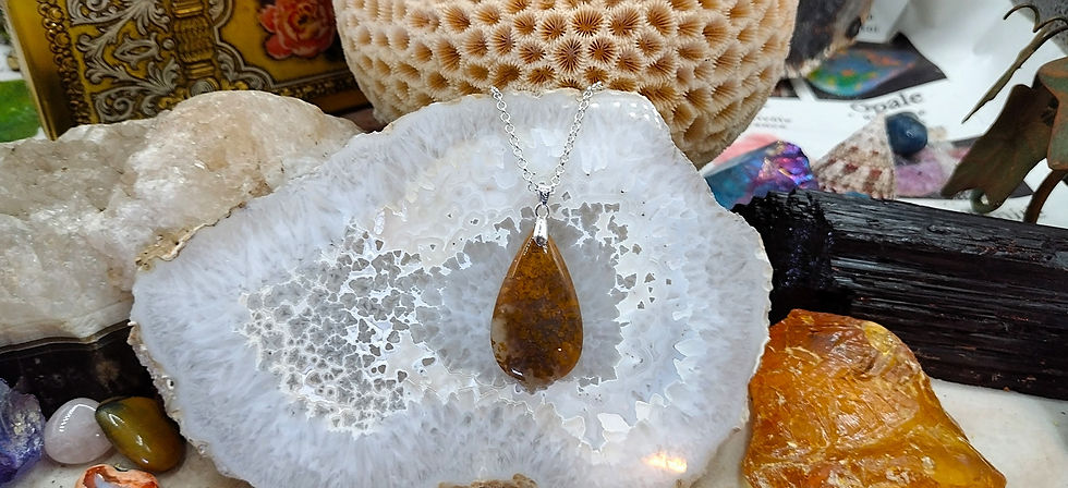 Miniature : Agate Mousse orangée