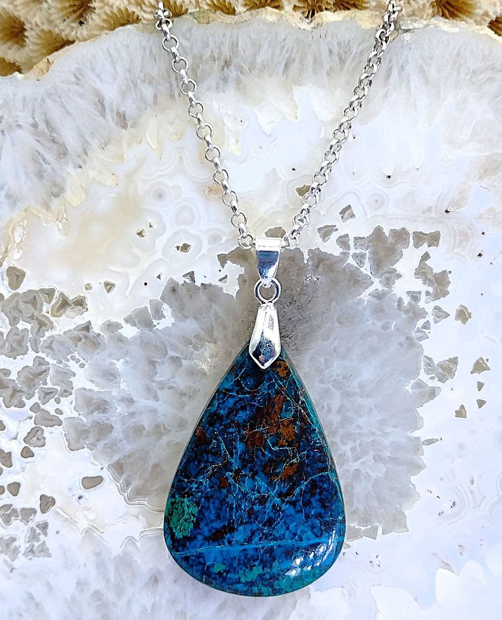 Azurite dans Malachite