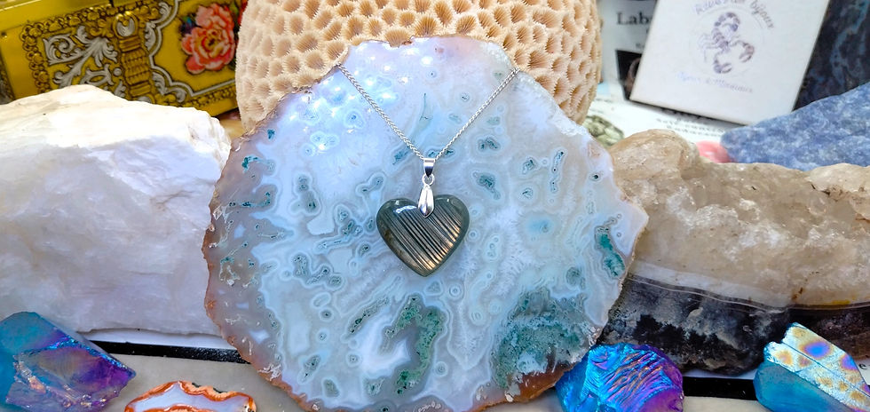 Miniature : Cœur de Labradorite