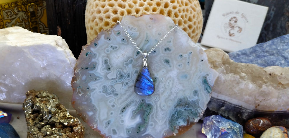Miniature : Labradorite bleue