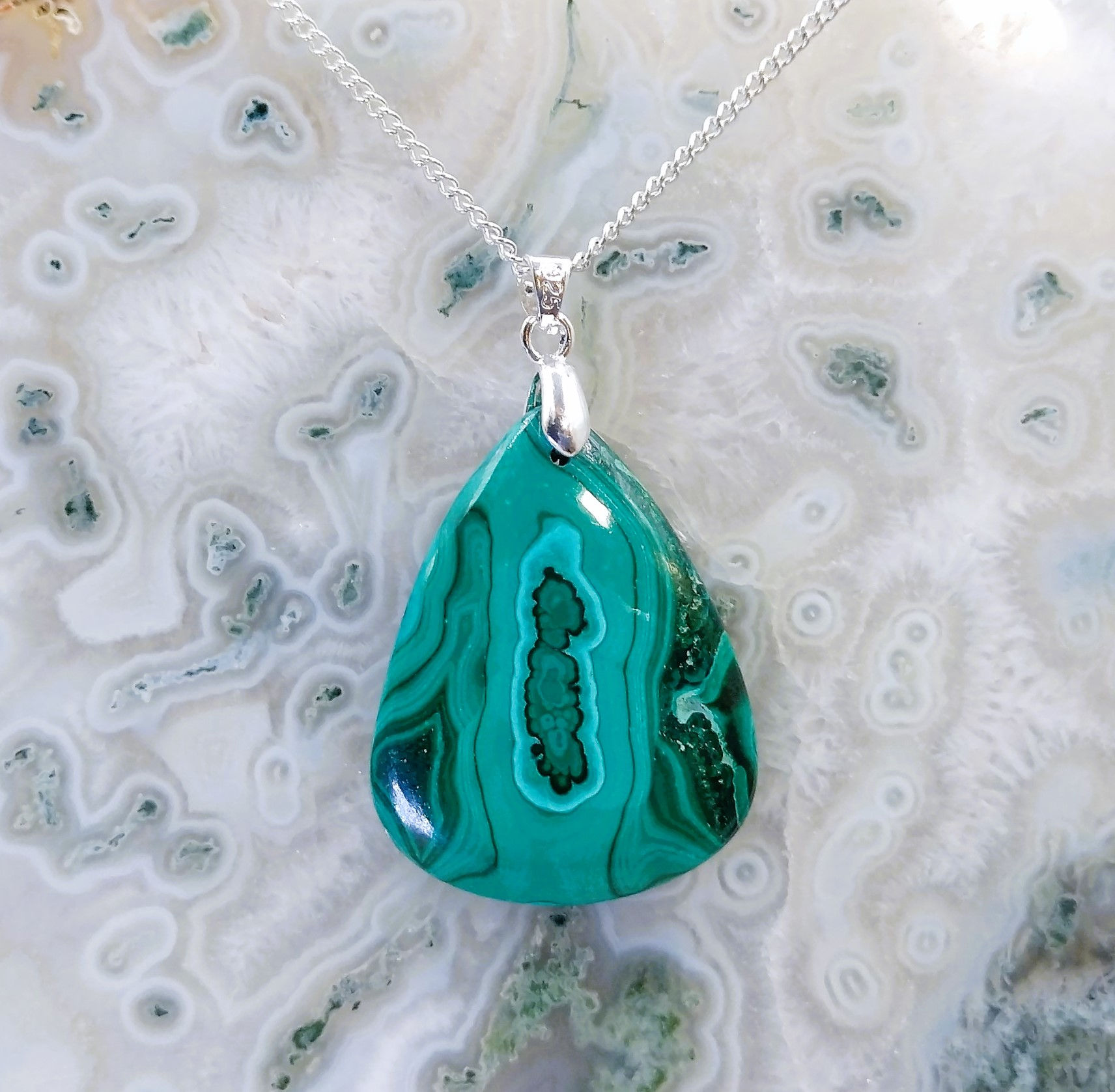 Remarquable Malachite d'Afrique centrale