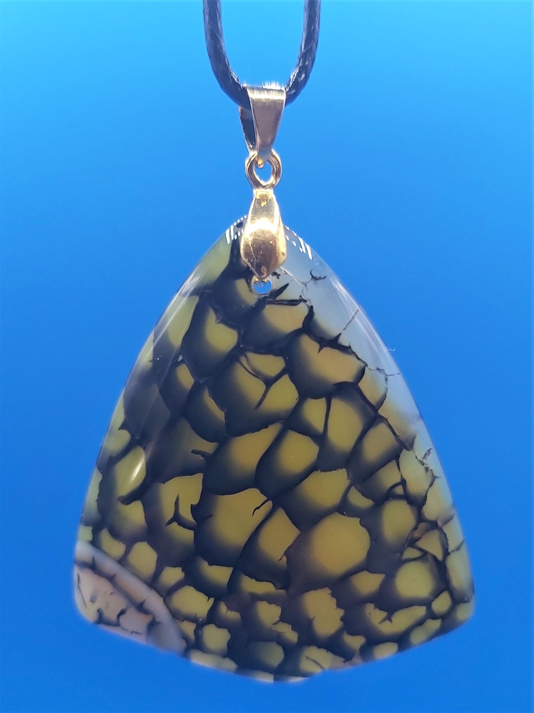 Collier avec pendentif Agate